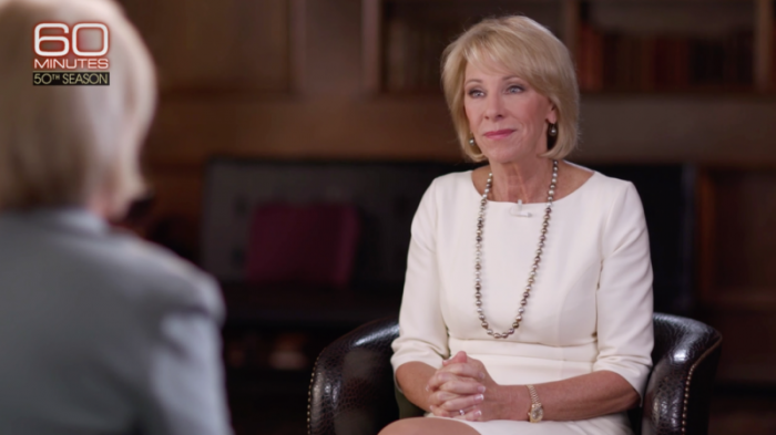 Betsy DeVos on 60 Minutes