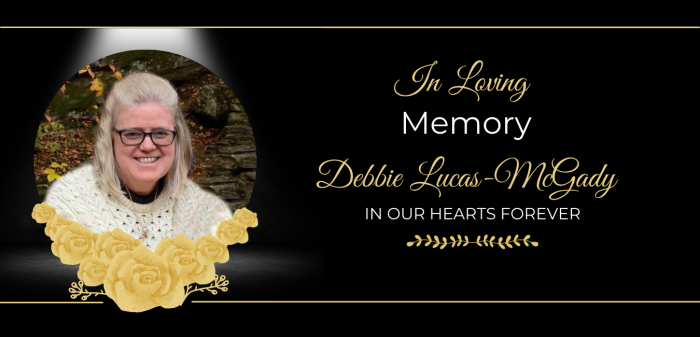 In Loving Memory of Mrs. Lucas-McGady